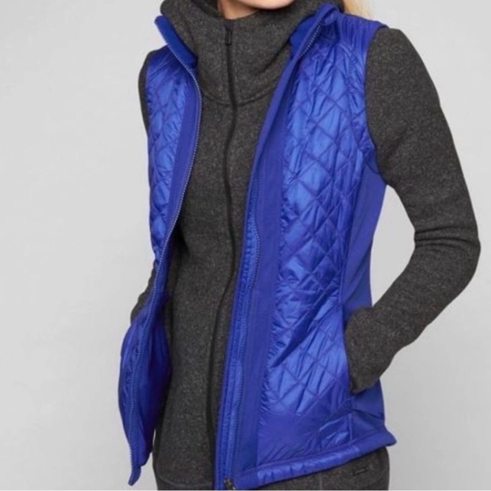 Athleta Royal Blue Quilted Vest xsmall‎